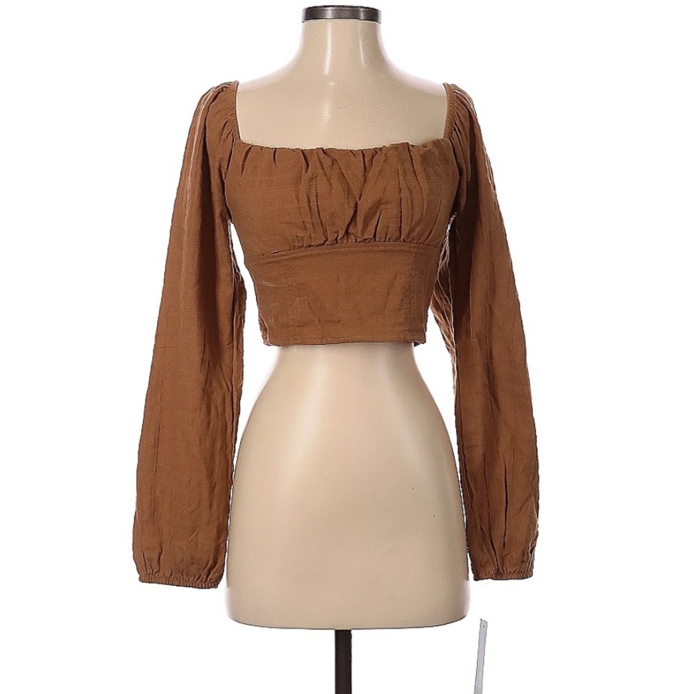 NWT Wild Fable Long Sleeve Crop Top